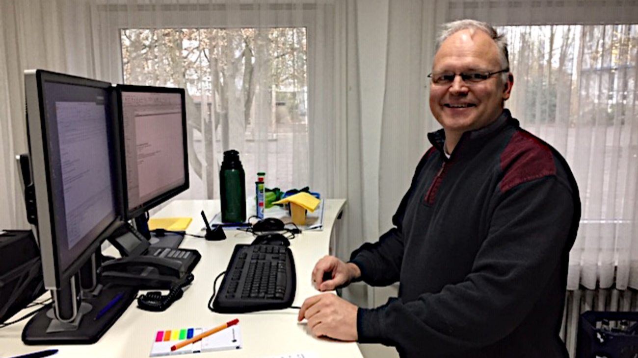 Wie Schach und Tetris: Martin Conrad bei der Erstellung des Stundenplans