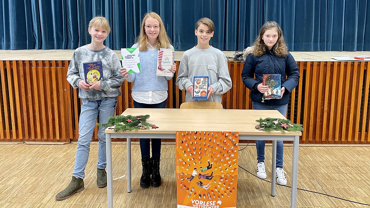 Klassensieger des diesjährigen Vorlesewettbewerbs