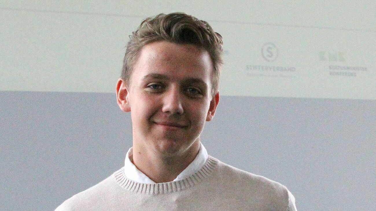 Foto: Mati Najgebauer ist beim Bundeswettbewerb Fremdsprachen für seine Sprachkenntnisse ausgezeichnet worden.