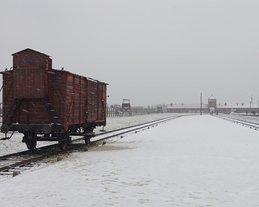 Rampe im KL Auschwitz Birkenau