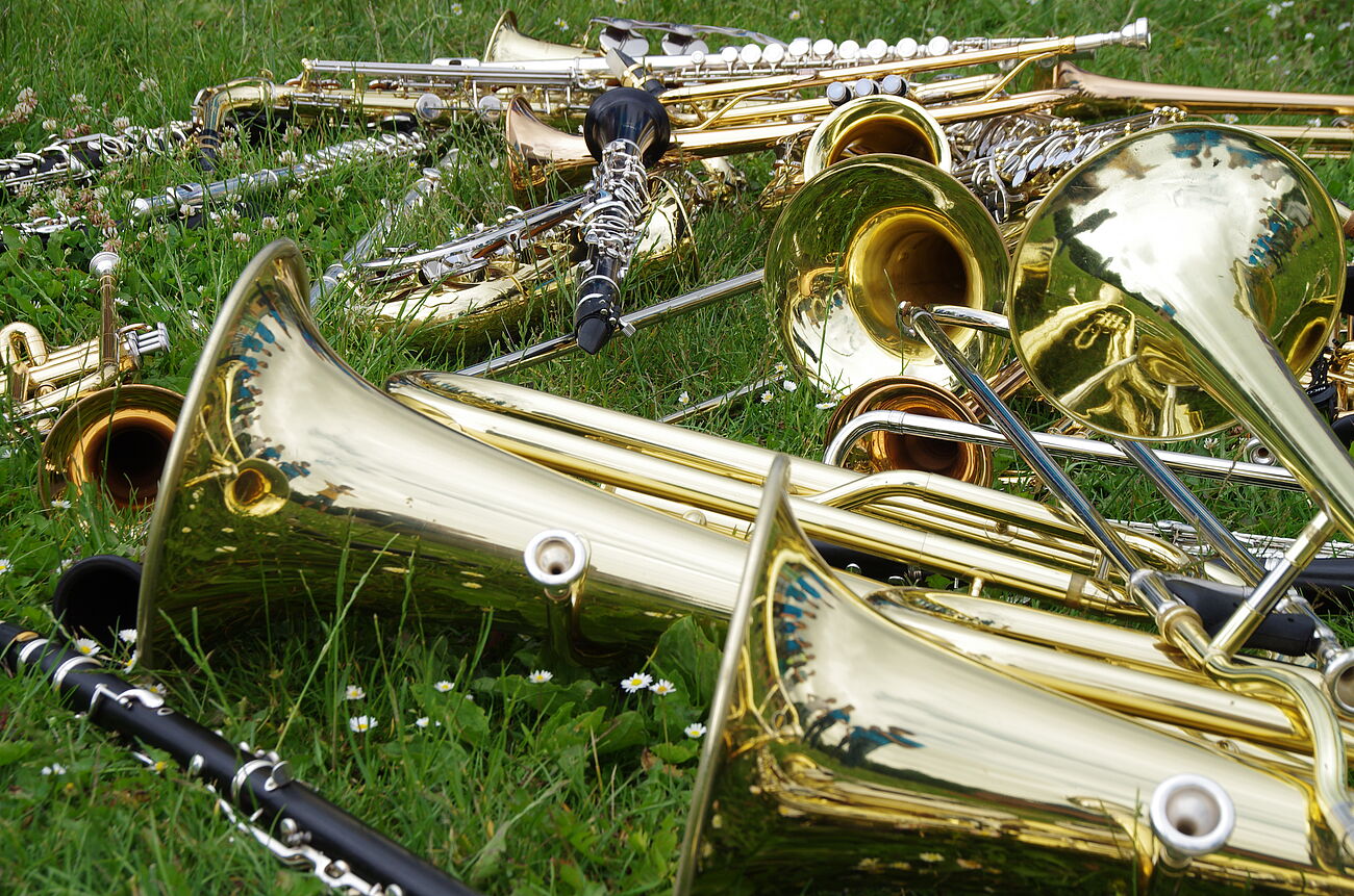 Bläserklasse - große Auswahl an Instrumenten