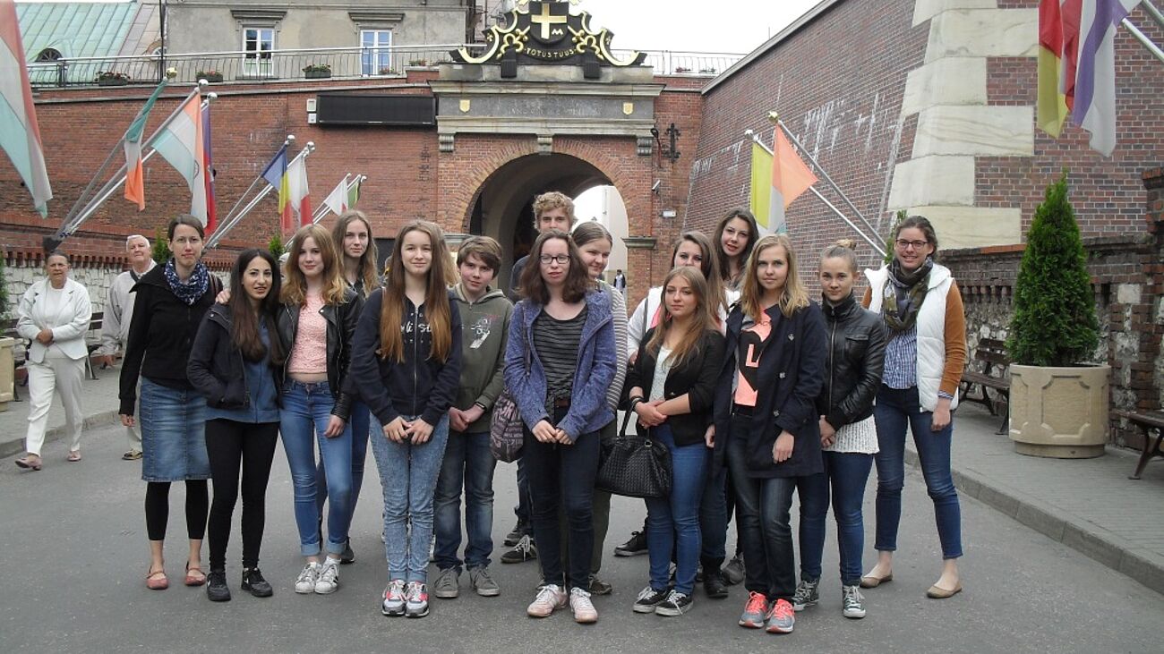 Die Austauschgruppe in Polen