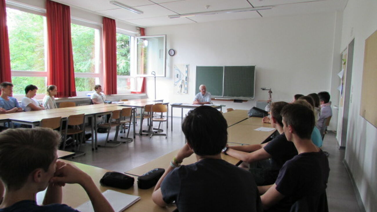 Gernot Preuß berichtet von seinen Erfahrungen in der Klasse 10C