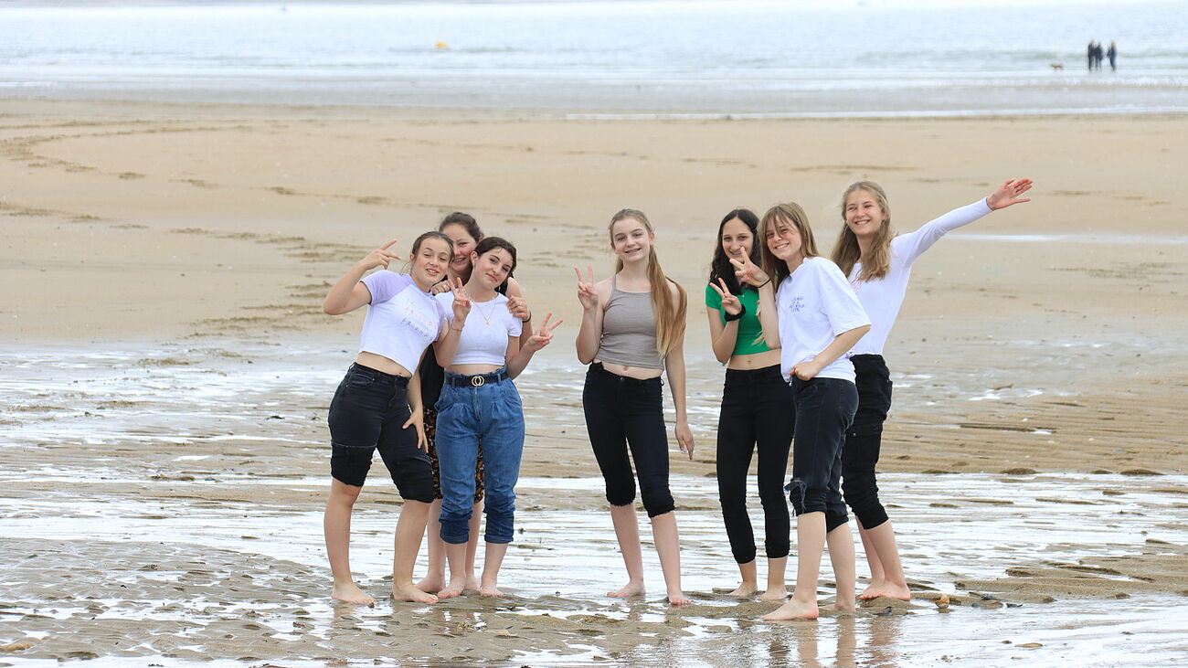 Ein bisschen wie Urlaub: Der Strand von Ouistreham.