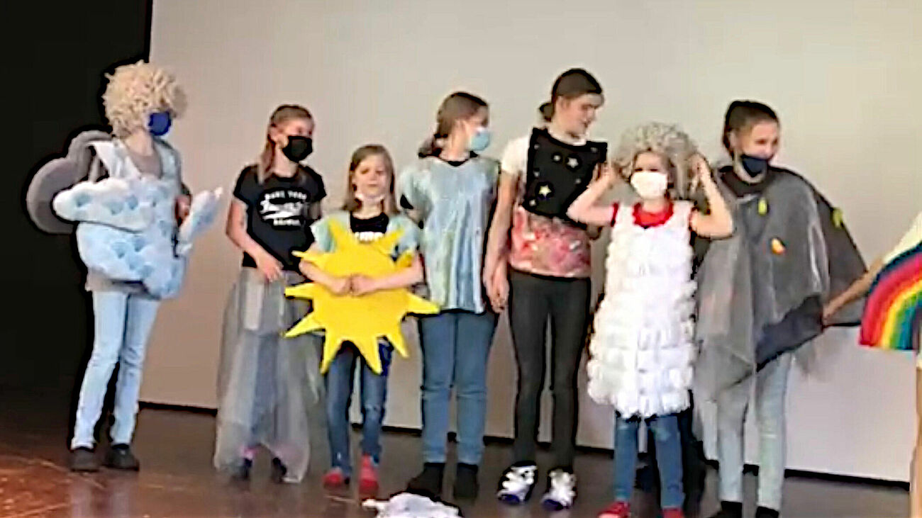 Die Klasse 6E hat viel Spaß im Kindermuseum Zinnober.